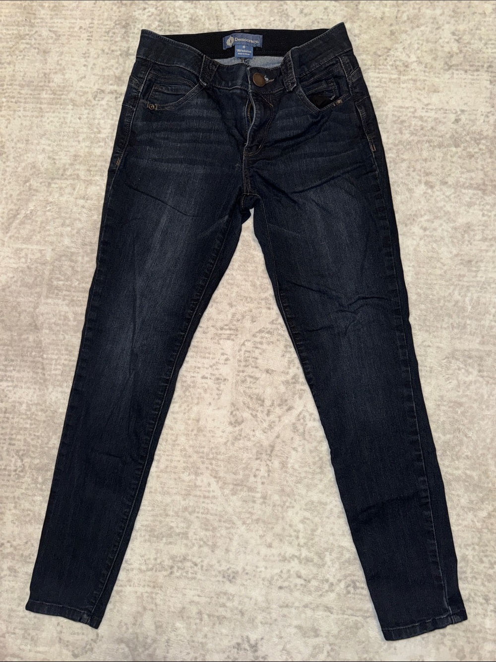 Democracy Women’s Skinny Jeans - Dark Blue Wash